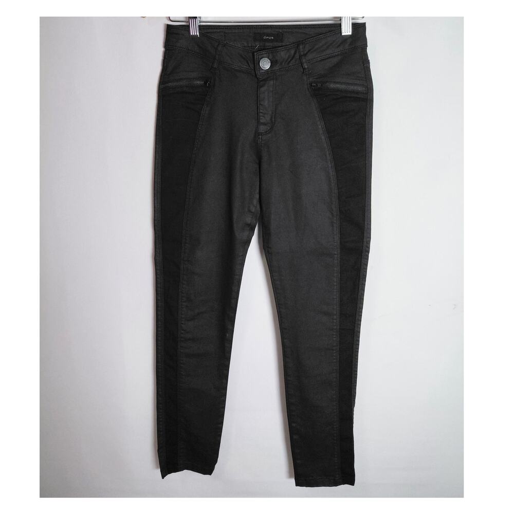 OPUS EBRU Black Denim Pants Solid Regular Women Size 34